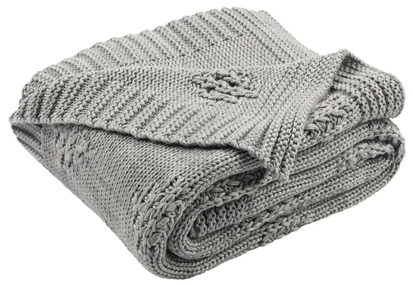 Safavieh Cozy Knit Geometric Throw - Grey