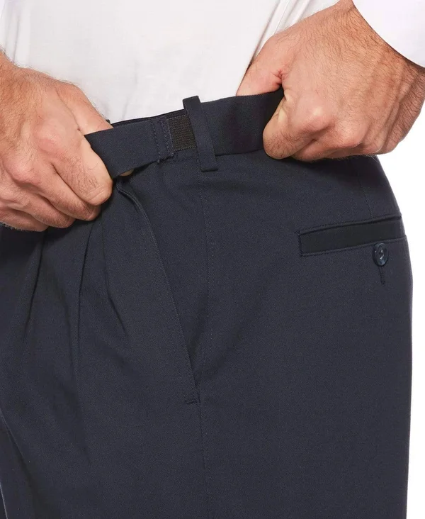 Savane Men's Big & Tall Ultimate Performance Chino Pleated Pants