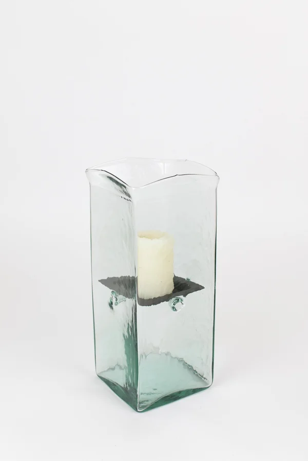 Kalalou Square Medium Candle Hurricane
