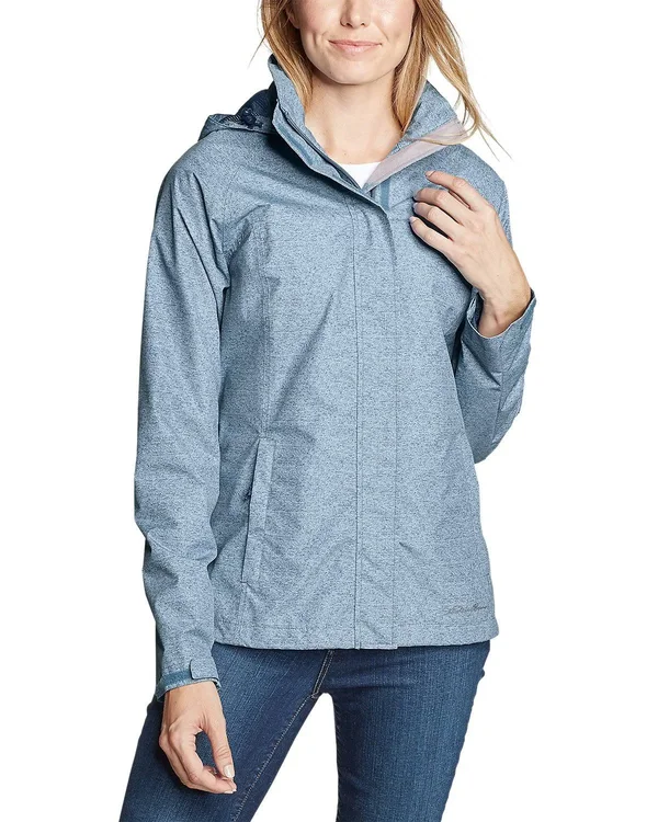 Eddie Bauer Women's Rainfoil Packable Jacket - Blue - Xs