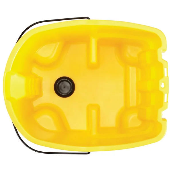 Rubbermaid 2031763 WaveBrake 35 qt. Yellow Mop Bucket with Drain