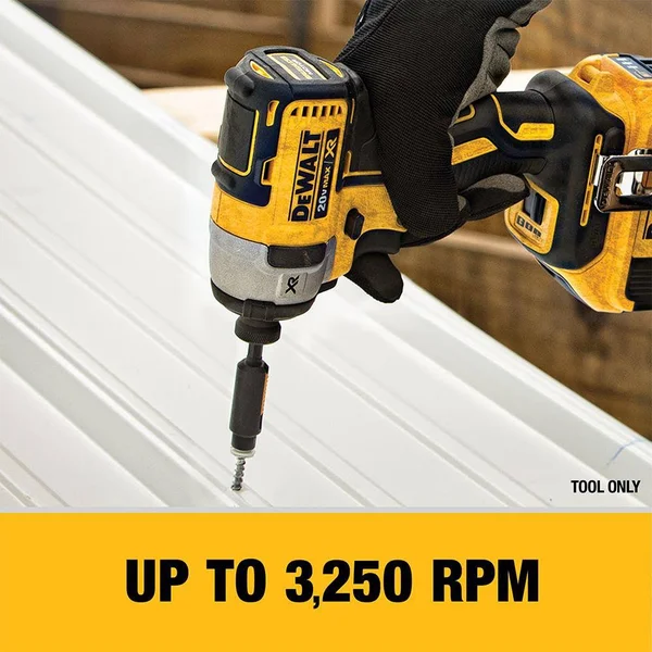 DeWalt DCF887P1 20V MAX* XR 1/4 in. 3-Speed Impact Driver Kit