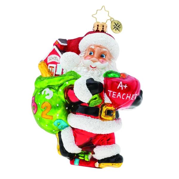 Christopher Radko Hall Pass for Santa Ornament