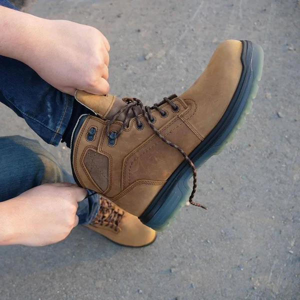 Ariat Men's Turbo 6x22 Waterproof Work Boot - Aged Bark