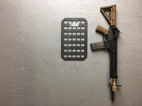 Grey Man Tactical 9.25 x 15 Rigid Molle Panel Black GMT-RMP-08