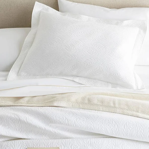 Peacock Alley Vienna Euro Sham - Ivory