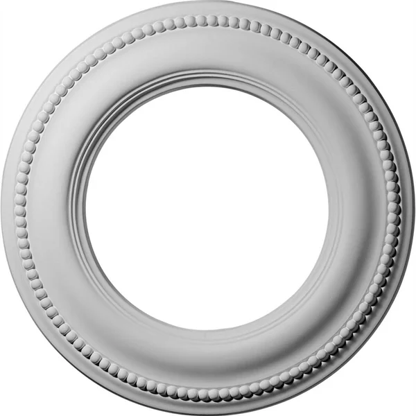 13x22OD x 7 1/2x22ID x 3/4x22P Bradford Classic Ceiling Medallion (Fits Canopies Up to 8 5/8x22) - Hand-Painted Pot of Cream