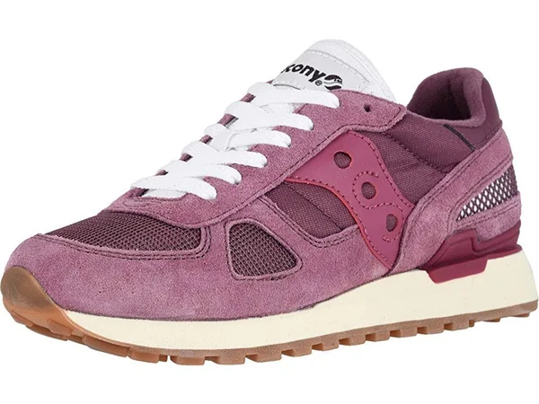 Saucony Women's Shadow Original Vintage Sneaker - Maroon, 6 US