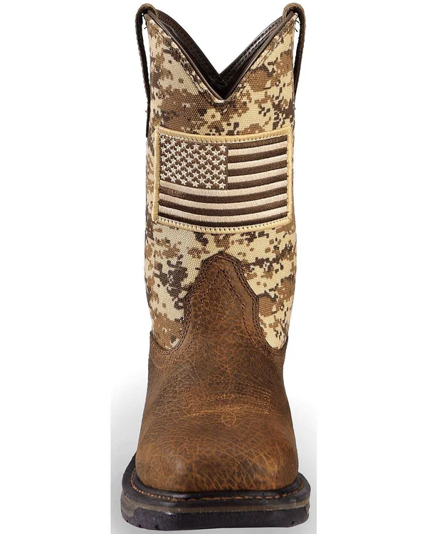 Ariat Men's Workhog Patriot Steel Toe Work Boots - 10022968