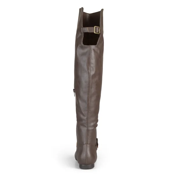 Journee Collection Loft Women's Knee-High Riding Boots - Chestnut - 8
