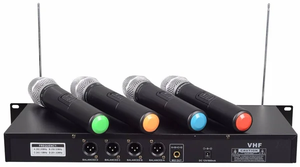 Gtd Audio 4 Channel VHF Handheld Wireless Microphone System Mic (BRAND NEW) 380H