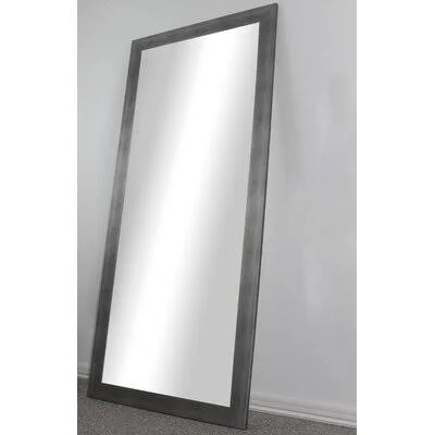 Body Floor Full Length Mirror Size: 65.5x22 H x 30.5x22 W, Finish: Silver