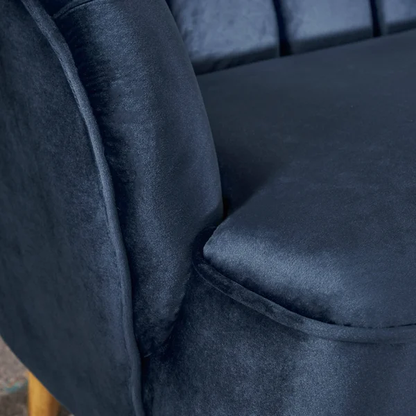 Scarlett Modern Velvet Club Chair, Seafoam Blue