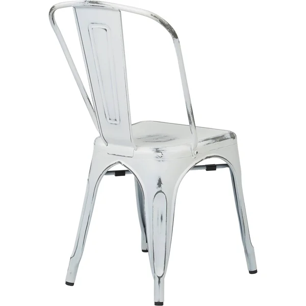 Bristow Antique White Armless Chair Set of 2