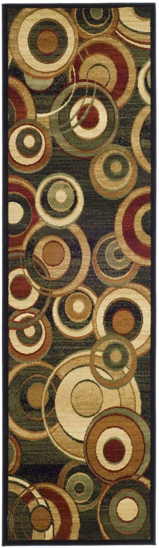 Safavieh Lyndhurst LNH225B 2&3x22 x 10&0x22 Runner Black - Multi Area Rug