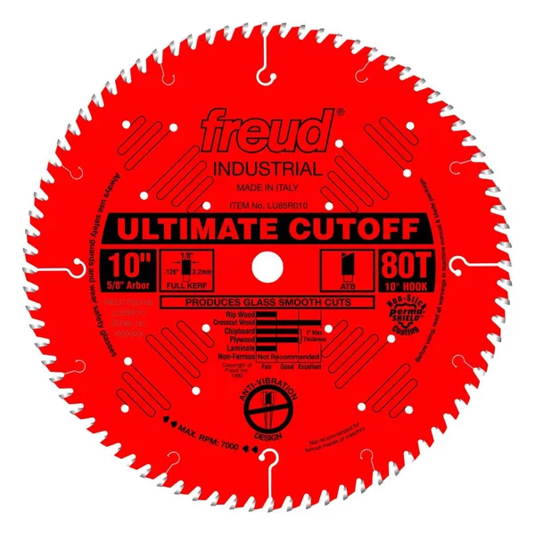 Freud LU85R010 10 inch Ultimate Cut Off Crosscutting Wood Saw Blade (6 Pack) at Spreetail (VMinnovations - VM Express)