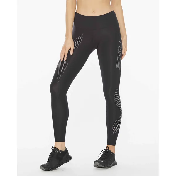 2XU Mid Rise Compression Women's Tights - Black - Large - Tall