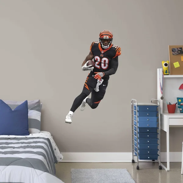 Fathead Joe Mixon Cincinnati Bengals Life Size Removable Wall Decal