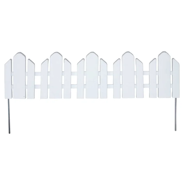 22& Dackers Lawn Border Adirondack Style Flexible Fencing - 22x22 Sections, 12 PC - White - Emsco