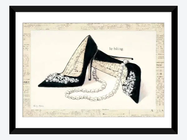 Framed Poster Prints - from Emily&s Closet IV by Emily Adams ( Fashion > Fashion Accessories > Jewelry art)