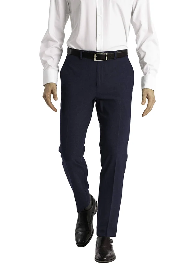 Calvin Klein Infinite Stretch Skinny-Fit Dress Pants - Navy