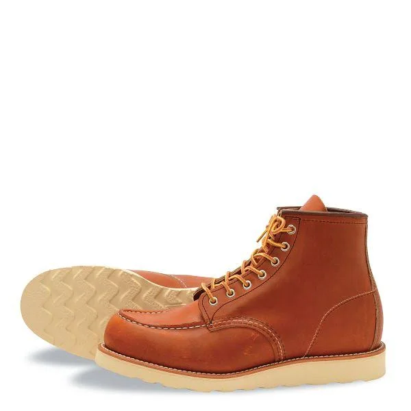 6” Classic Moc-Toe Work Boots - Leather - Factory 2nds (FOR Men) - Brown Oro Legacy (7.5 )