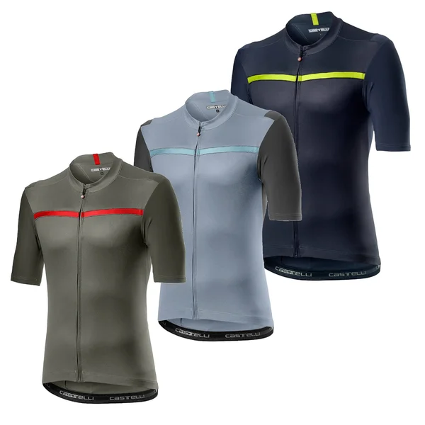 Castelli Unlimited Jersey - L - Vortex Gray