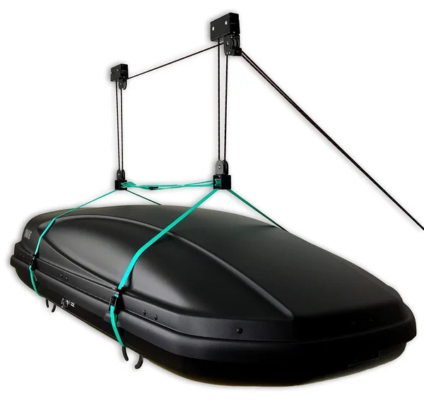 StoreYourBoard Cargo Box Ceiling Storage Hoist, Rooftop Carriers Hi-Lift Pro Garage Pulley