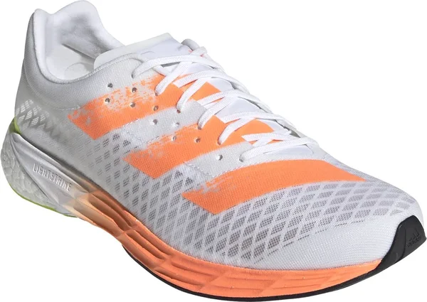 Adidas Adizero Pro Mens Running Shoes - White-8.5