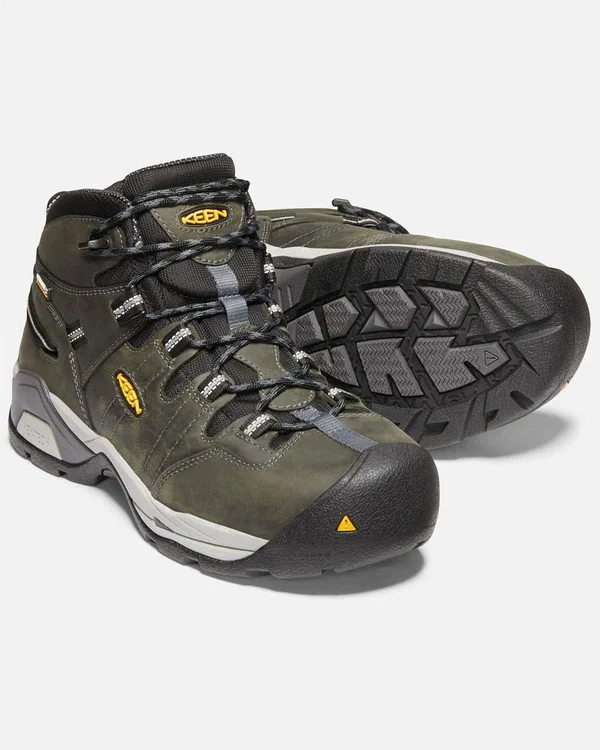 Keen Men's Detroit XT Waterproof Work Boots - Steel Toe