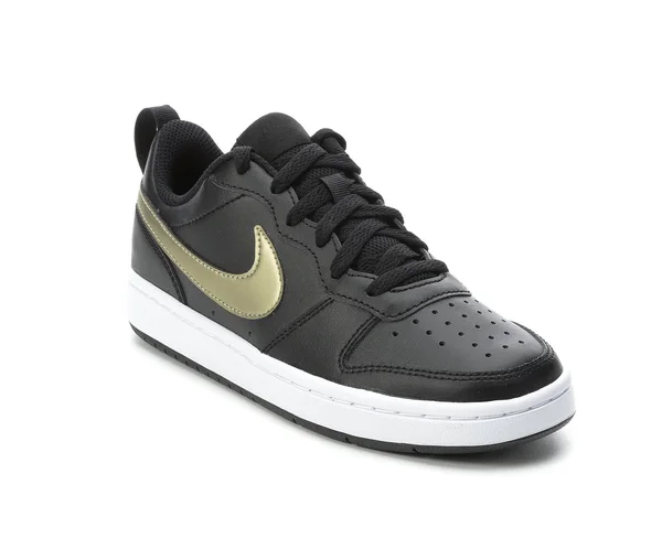 Nike Boys Court Borough 2 Low Top Sneakers - Black - Size 4m