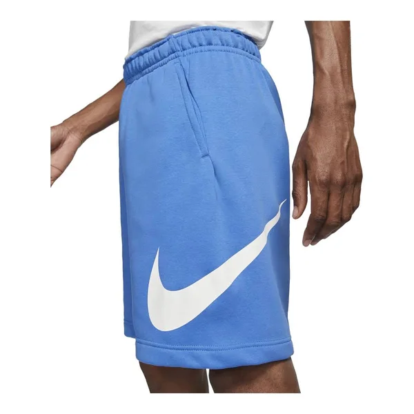 Nike Men's Club Fleece Shorts Blue Medium