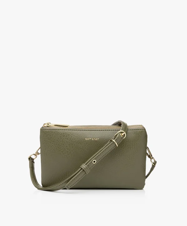 Matt & Nat Triplet Crossbody Bag, Leaf