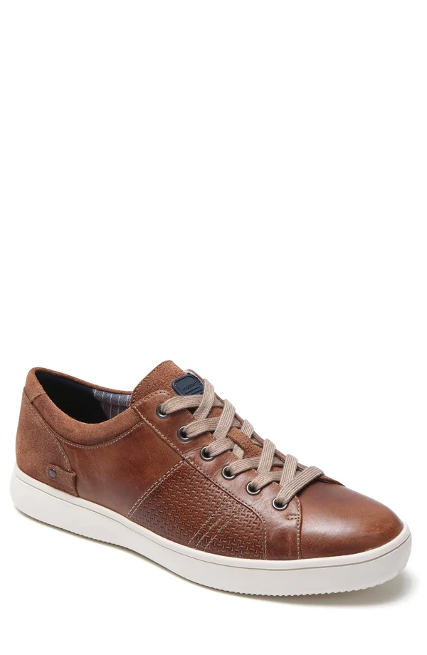 Rockport Colle Tie (Tan) Men's Shoes