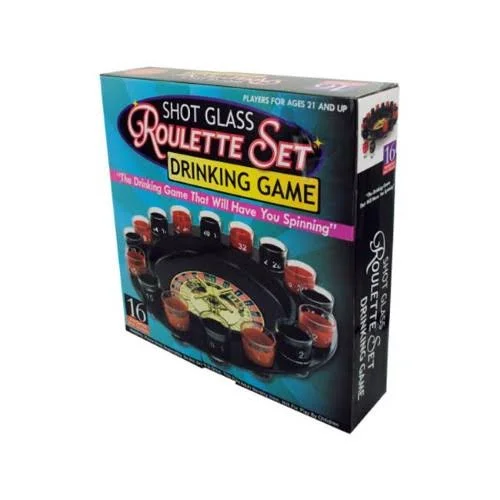 Bulk Buys UU492-4 Roulette Drinking Game, 4 Piece