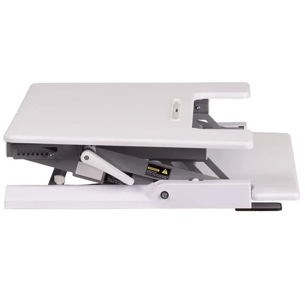 28x22W Sit-Stand Height Adjustable Ergonomic Desk White