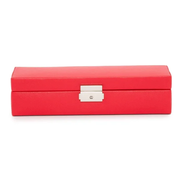 Wolf Heritage Safe Deposit Box, Red Saffiano