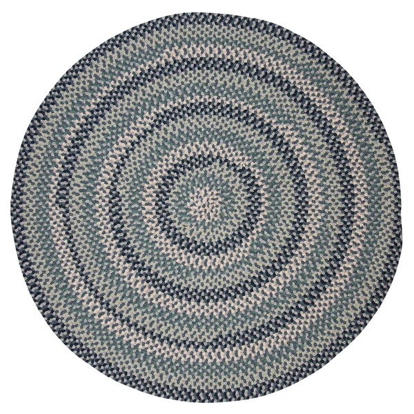 Colonial Mills Boston Common Braided Rug Capeside Blue - Size: 2 x 5 ft.