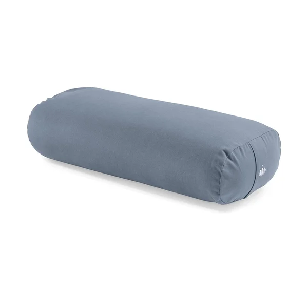 Lotuscrafts Yoga Bolster for Yin Yoga Rectangular - Kapok Filling - Washable Cover Organic Cotton - Yoga Bolster Cushion for Res