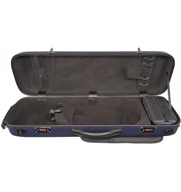 Core CC450 Oblong Scratch-Resistant Violin Case Black