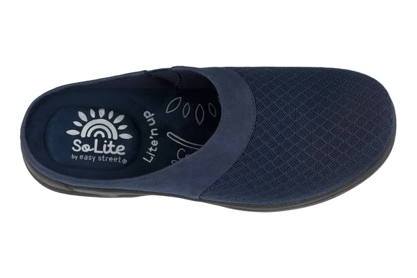 SoLite by Easy Street Cozy 6.5 Women's Navy