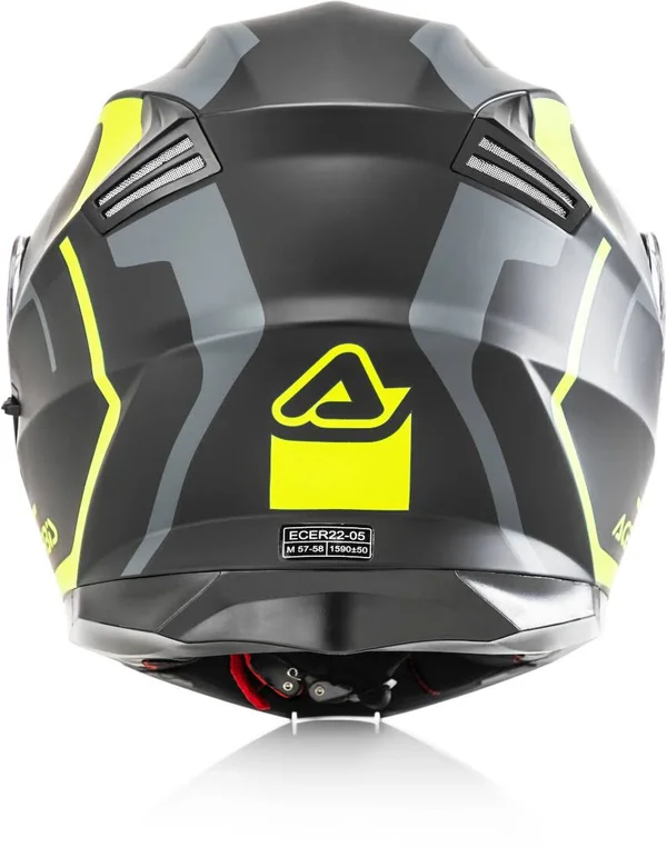 Acerbis - Helmet Serel Black - Yellow - Size XXL