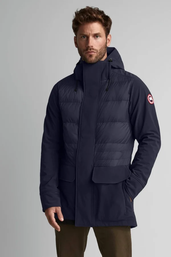 Canada Goose Men's Breton Down Coat (Men, Admiral Navy, S)