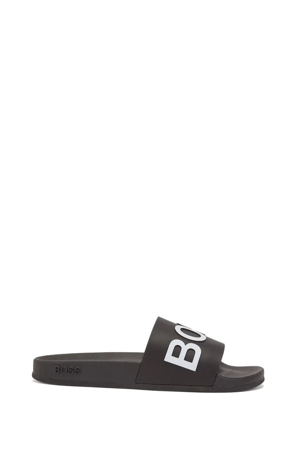 Mens Boss Bay Sliders - Black