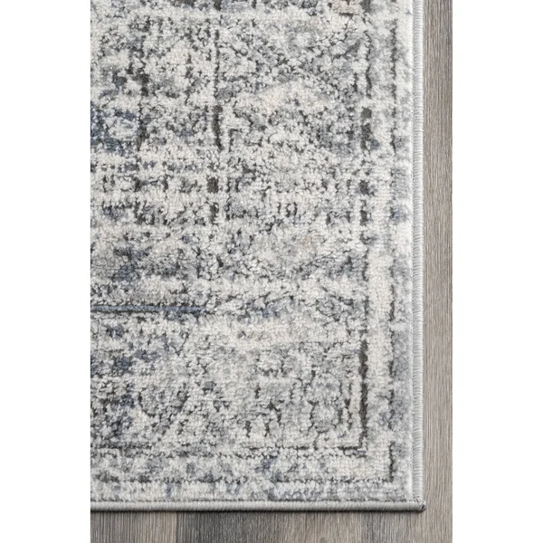 nuLOOM Jayla Barbed Iris Blue 9 ft. x 12 ft. Medallion Indoor Area Rug
