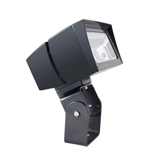 RAB Future Flood 80W LED Warm Trunnion 120-277V On/Off 5x5 Bronze