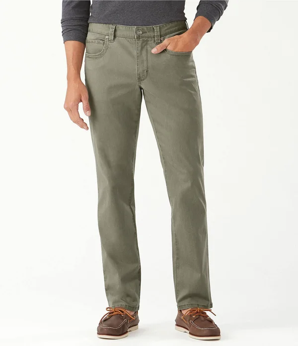 Tommy Bahama Men's Boracay Flat-Front Chino Pants - Tea Leaf - Size 44 x 34