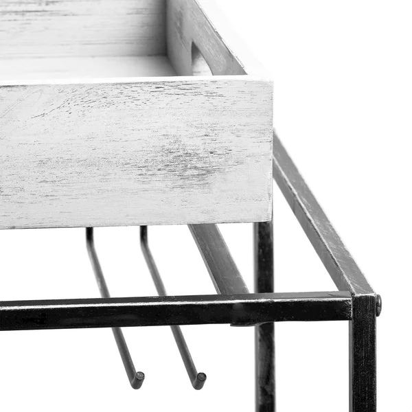 Oliver & James Riza Grey Wine Serving Cart