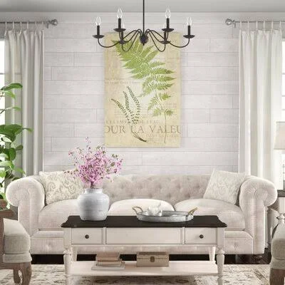 Fern Folio II by Vision Studio Painting Print on Canvas Gracie Oaks Format: Black Framed, Size: 37.50x22 H x 25.75x22 W x 0.75x2