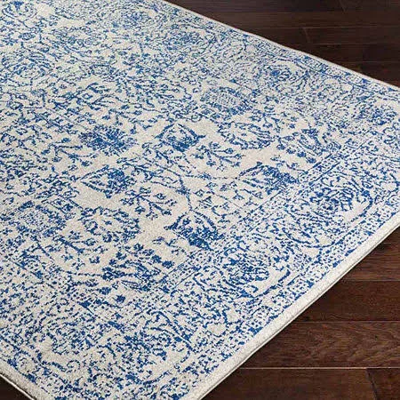 Art of Knot Westmacott 3&11 inch x 5&7 inch Rectangular Area Rug - Blue
